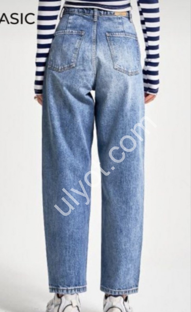 ДЖИНСЫ IT'S BASIC (34-42) ГОЛУБОЙ 3066/35s6/24