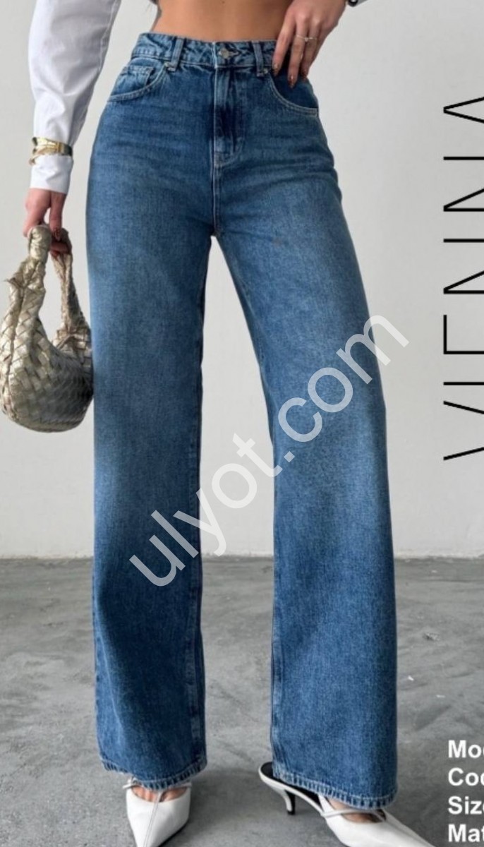 ДЖИНСИ ZEO BASIC (34-42) СИНІЙ 5132