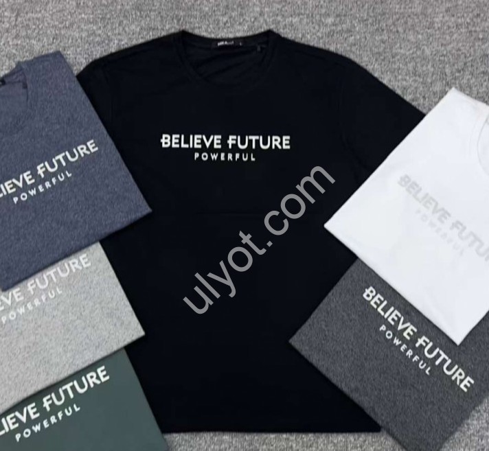 ФУТБОЛКА (M-3XL) ЧЕРНЫЙ 1506