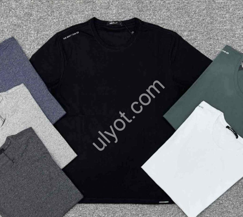 ФУТБОЛКА (M-3XL) ЧЕРНЫЙ 1505