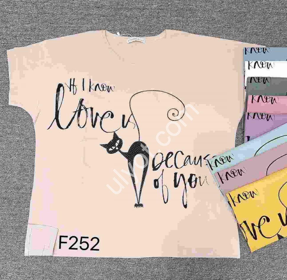 ФУТБОЛКА (ONE SIZE 50-54) МИКС F252