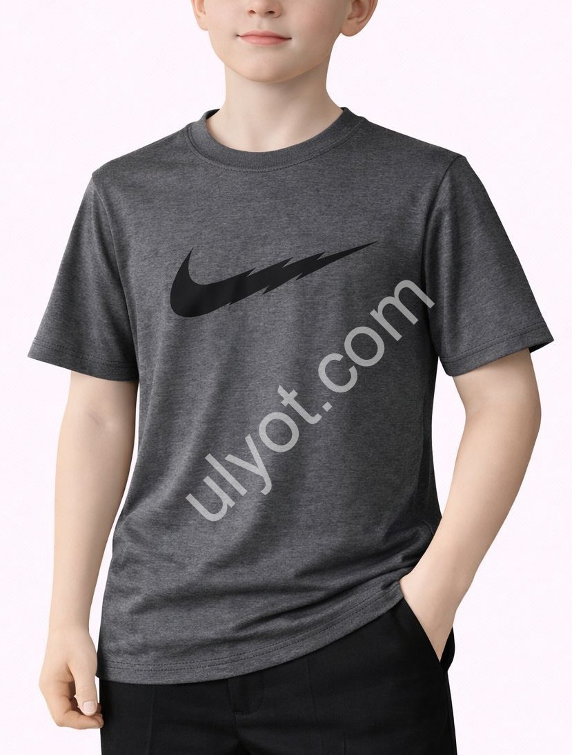 ФУТБОЛКА N02 (7-12 ЛЕТ) ГРАФИТ 