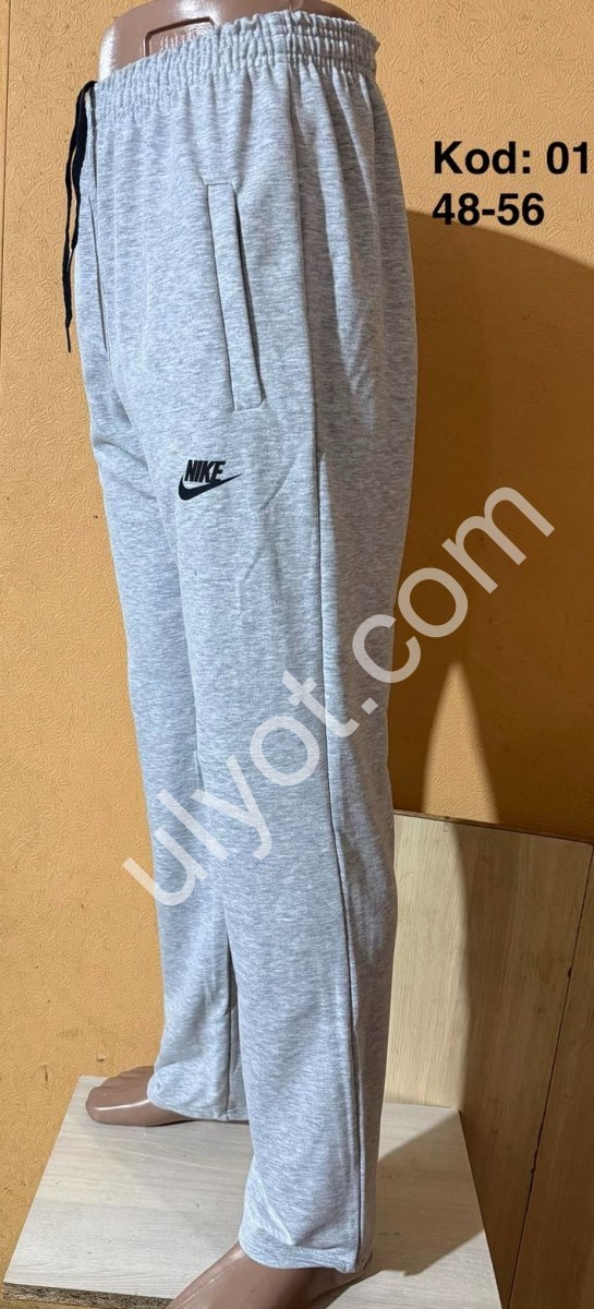 СПОРТ.ШТАНЫ N02 (48-56) ПРЯМОЙ МЕЛАНЖ 01