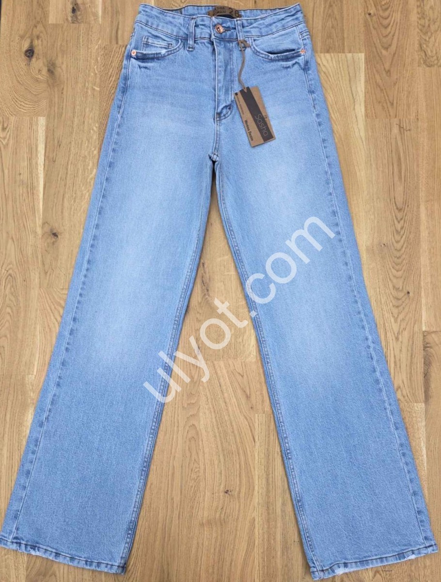 ДЖИНСИ SASHA (26-31) БЛАКИТНИЙ 2740