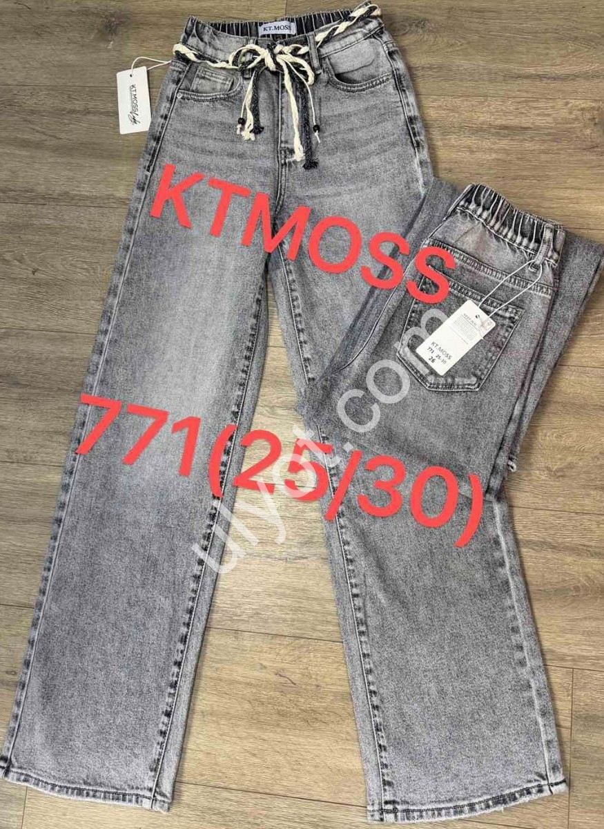 ДЖИНСЫ KT.MOSS (25-30) СЕРЫЙ 771