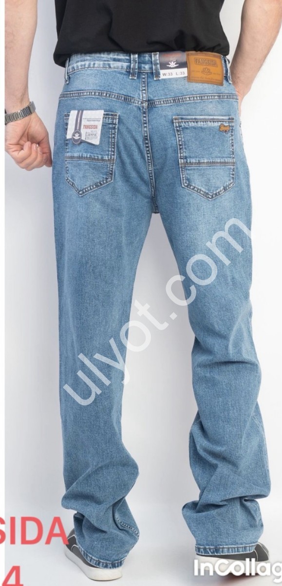 ДЖИНСИ FANGSIDA (31-38) СИНІЙ 8894