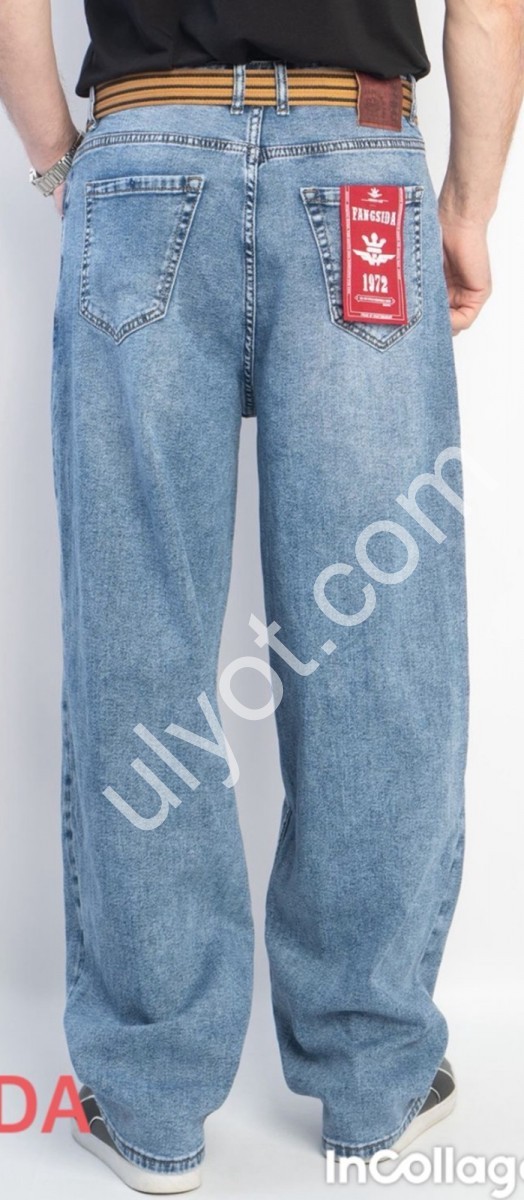 ДЖИНСЫ FANGSIDA (27-34) СИНИЙ 8923