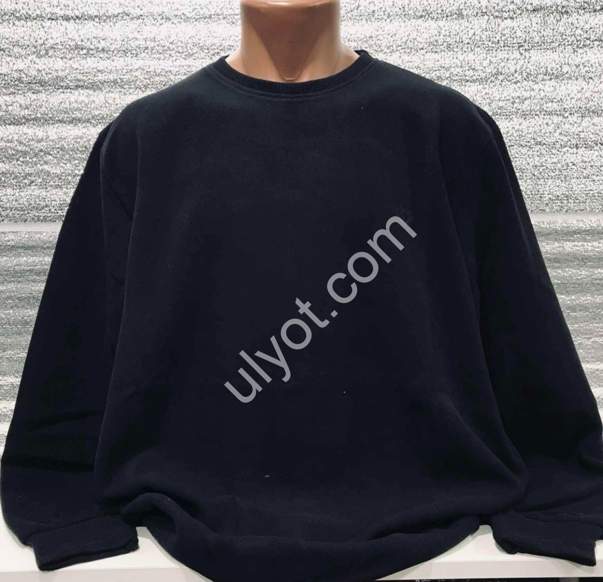 СВИТЕР MADU (4XL-7XL) ЧЕРНЫЙ 5501