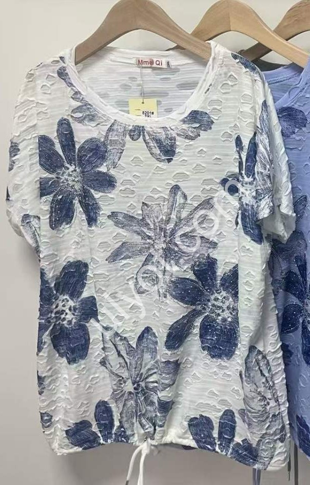 ФУТБОЛКА (2XL-5XL) БЕЛЫЙ 8201Д