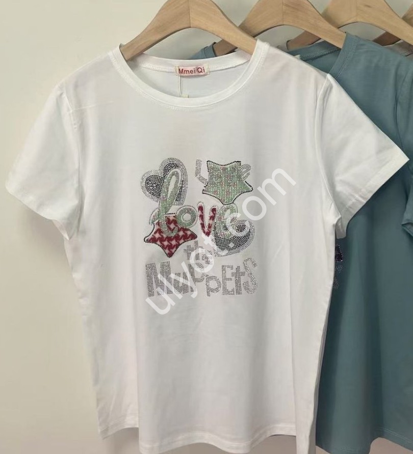 ФУТБОЛКА (ONE SIZE) КАМНИ МИКС 8503