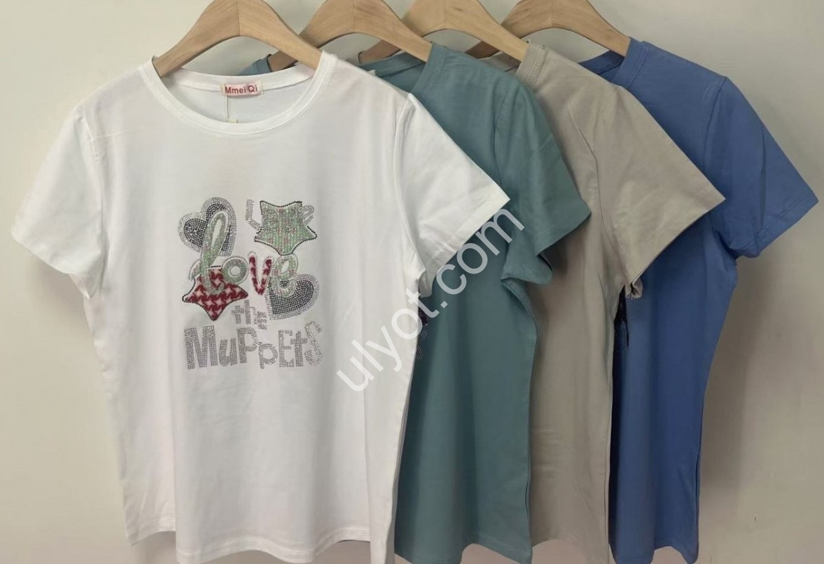 ФУТБОЛКА (ONE SIZE) КАМНИ МИКС 8503