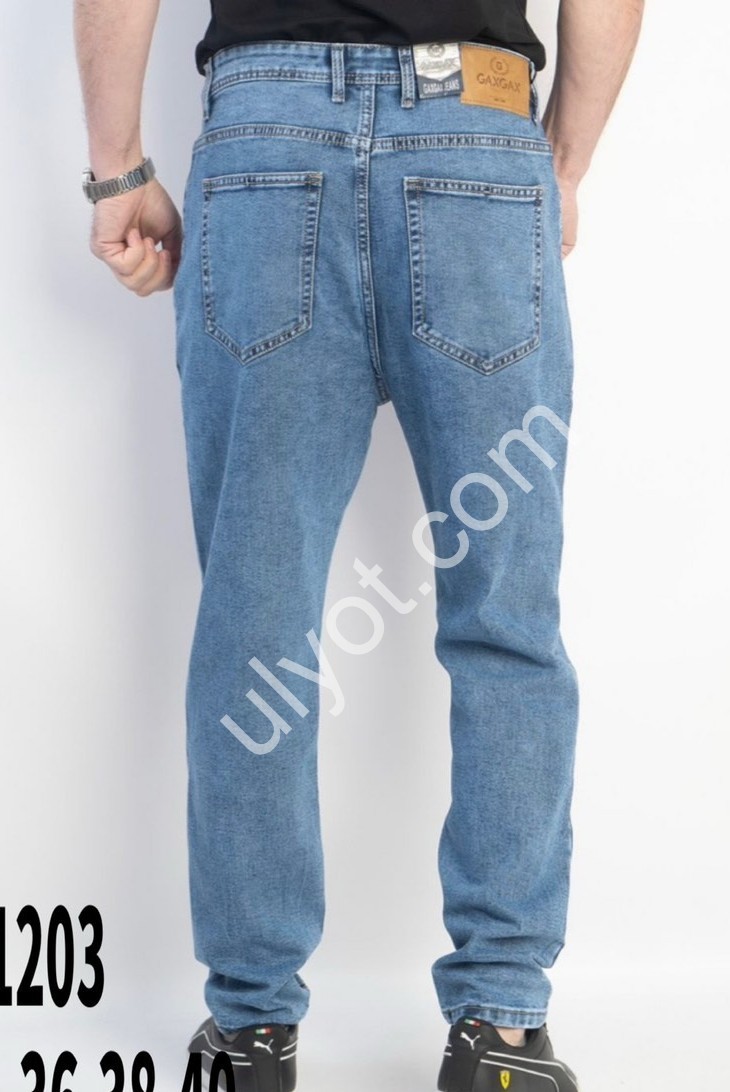 ДЖИНСЫ GAXGAX (30-40) СИНИЙ 1203