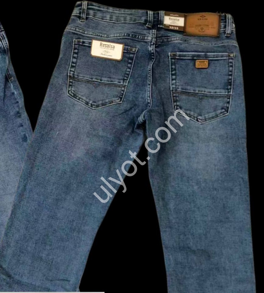 ДЖИНСЫ RESALSA (32-42) СИНИЙ 815