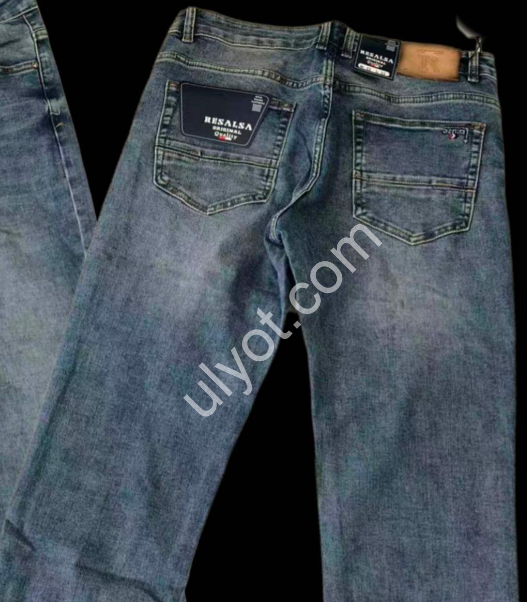 ДЖИНСЫ RESALSA (32-42) СИНИЙ 818