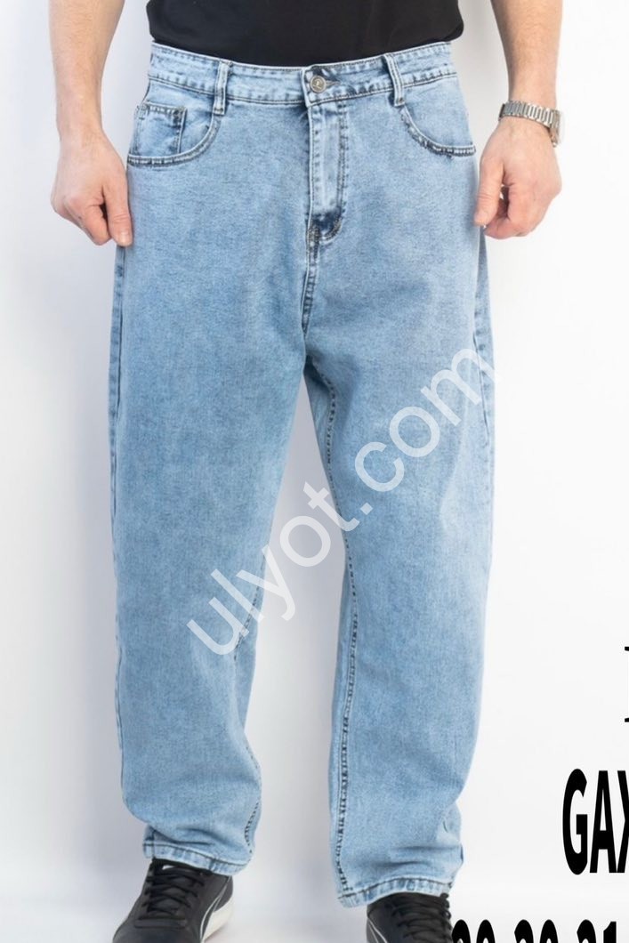 ДЖИНСЫ GAXGAX (29-38) СИНИЙ 1217