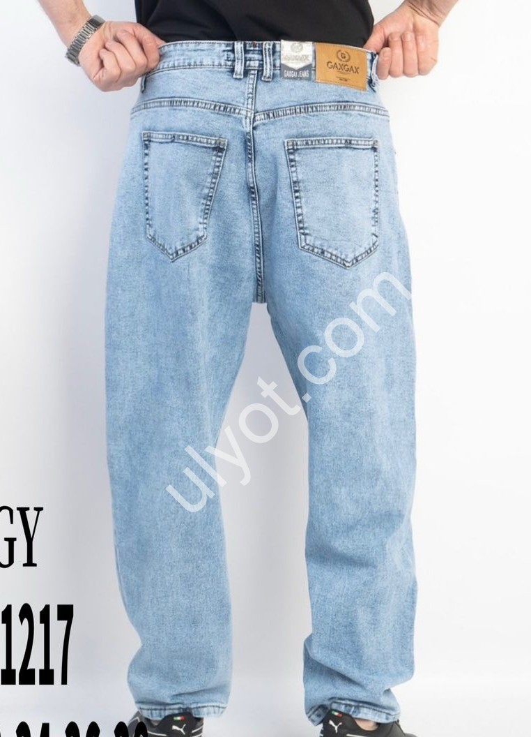 ДЖИНСЫ GAXGAX (29-38) СИНИЙ 1217