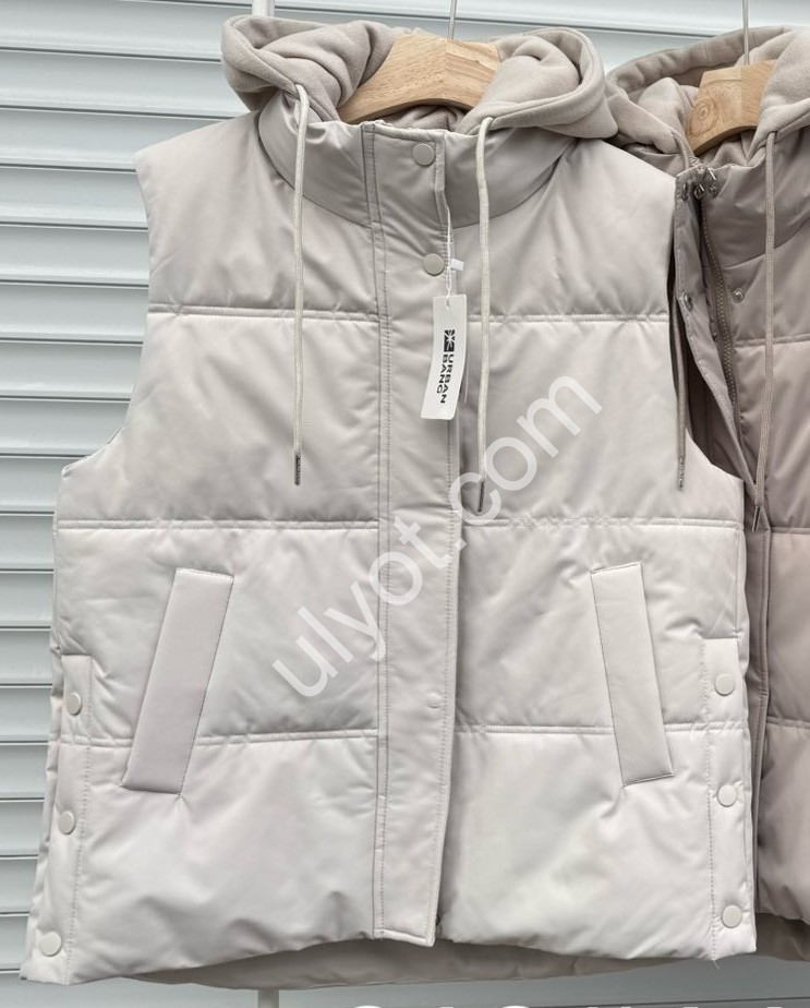 ЖИЛЕТКА (M-2XL) МОЛОКО 216