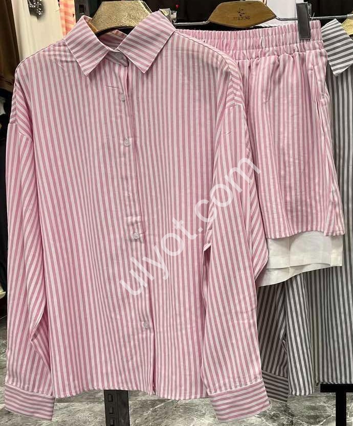 КОСТЮМ (44-50) ГОЛУБОЙ TWO-S204