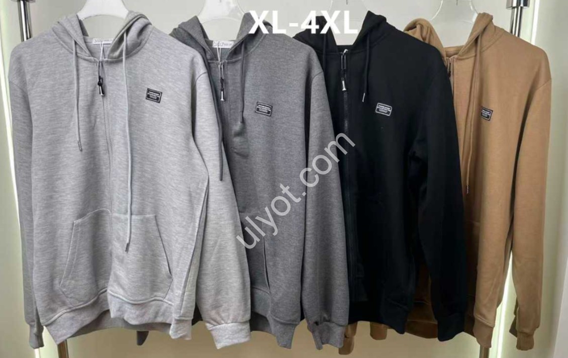 ХУДИ (48-54) ЧЕРНЫЙ ZIP-912