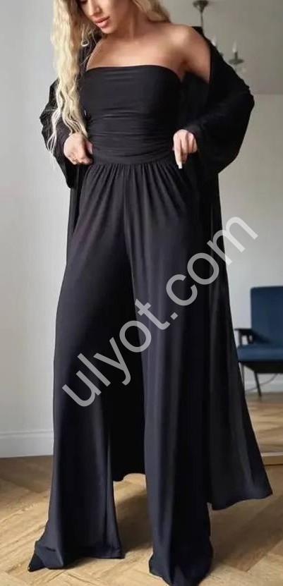 КОСТЮМ  ТРОЙКА (42-46) ЧЕРНЫЙ 764