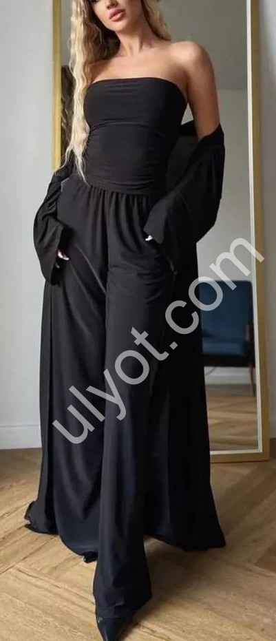 Фото 2 КОСТЮМ  ТРОЙКА (42-46) ЧЕРНЫЙ 764