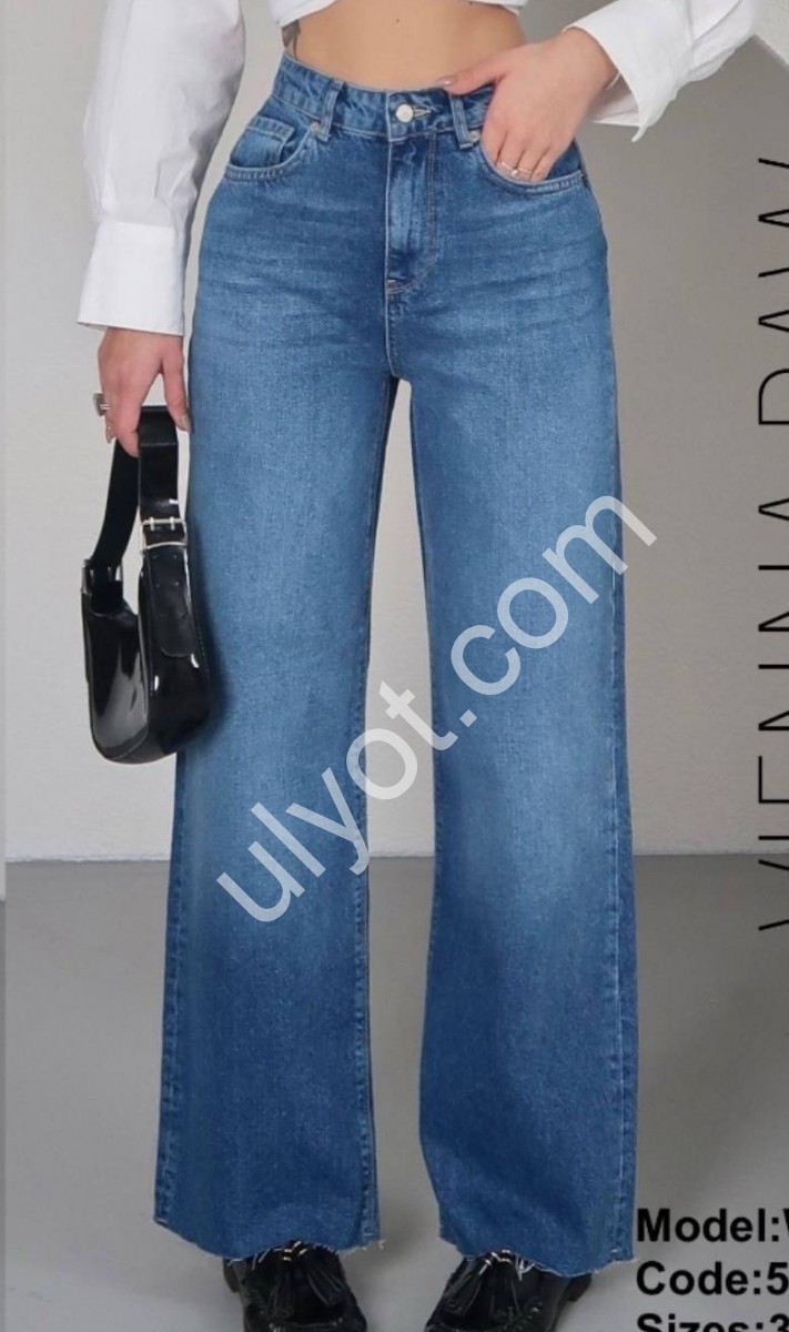 ДЖИНСЫ ZEO BASIC (34-42) СИНИЙ 5194