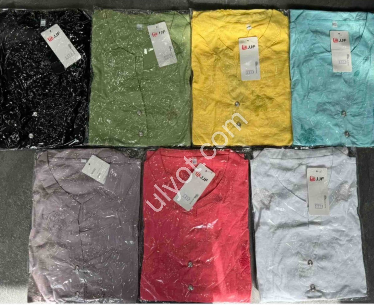 Фото 2 КОФТА JJF (XL-4XL) Жовтий 2210