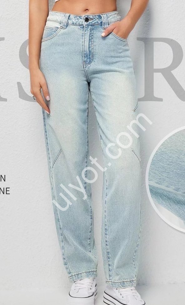 ДЖИНСЫ M.SARA (XS-XL) ГОЛУБОЙ 932-5H