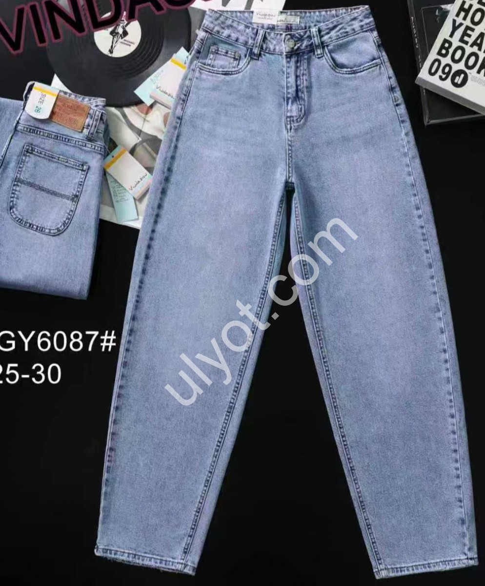 ДЖИНСЫ V&D (25-30) ГОЛУБОЙ 6087