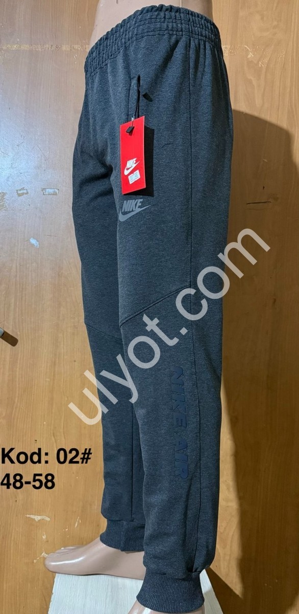 СПОРТ.ШТАНЫ N02 (48-58) МАНЖЕТ ГРАФИТ 02