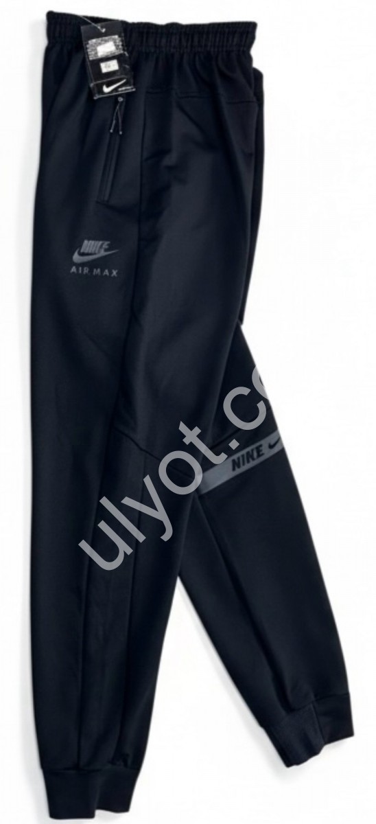 СПОРТ. ШТАНЫ N02 (50-58) МАНЖЕТ ЧЕРНЫЙ 48