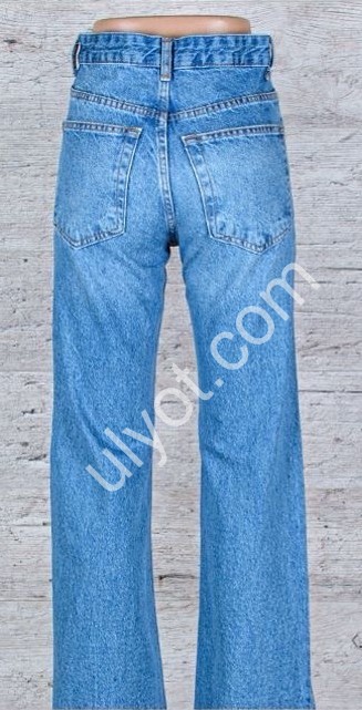ДЖИНСЫ TOP SHOP (25-32) СТРАЗЫ ГОЛУБОЙ 1699