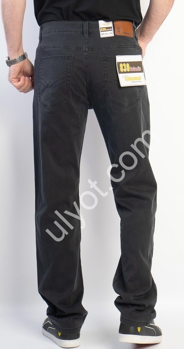ДЖИНСИ BASANJIU (32-40) ЧОРНИЙ 028-16-10