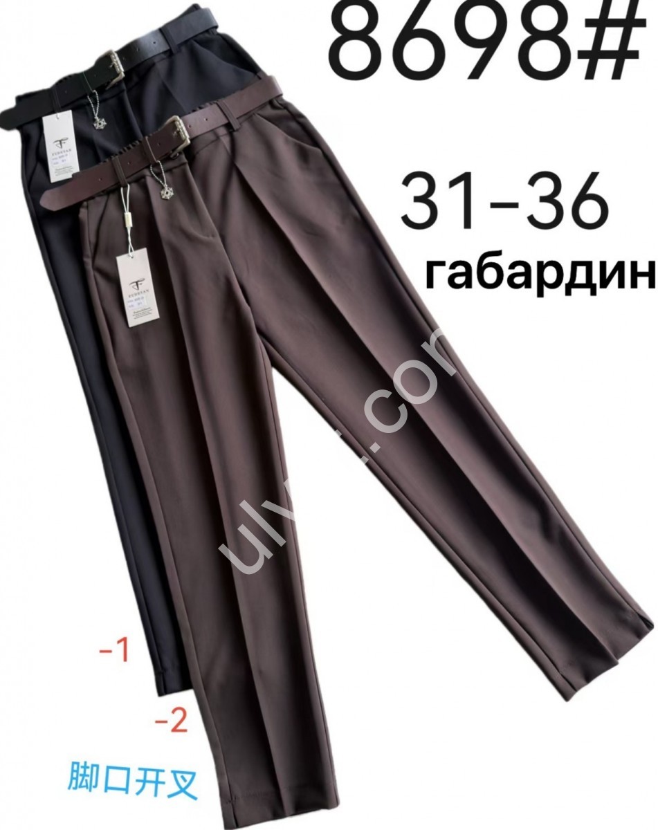 БРЮКИ (31-36) ЧЕРНЫЙ 8698-1