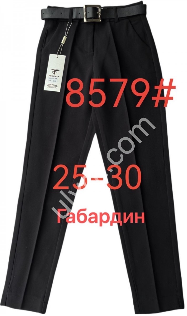 БРЮКИ ( 25-30) ЧЕРНЫЙ 8579