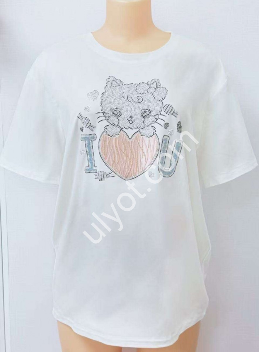 ФУТБОЛКА (ONE SIZE ) МИКС 2635