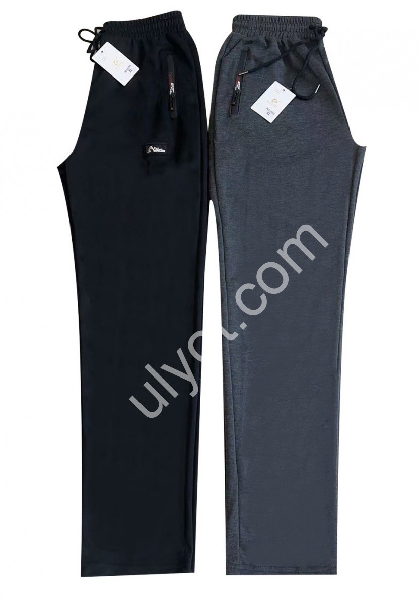 СПОРТ. ШТАНИ (XL-5XL) ПРЯМІ ЧОРНИЙ AL0105