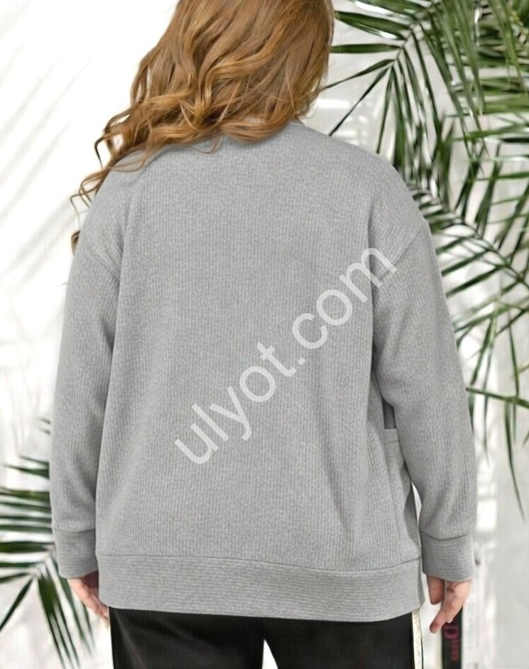 КАРДИГАН (48-58) СІРИЙ 17187