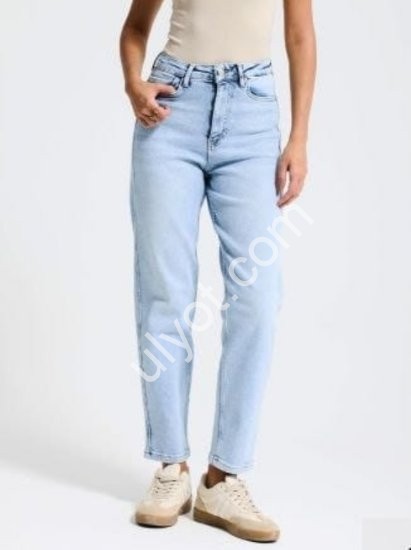 ДЖИНСЫ IT'S BASIC (34-42) ГОЛУБОЙ 3506/4s6/3