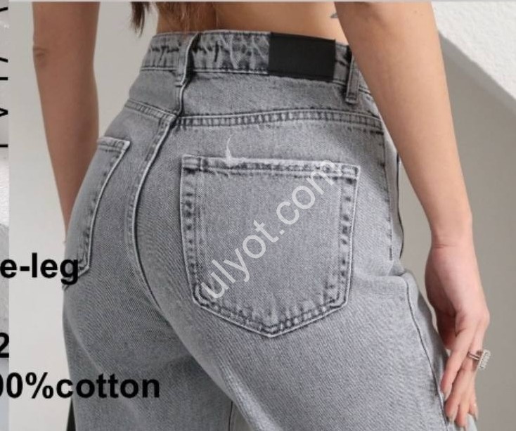 ДЖИНСЫ ZEO BASIC (34-42) СЕРЫЙ 5280