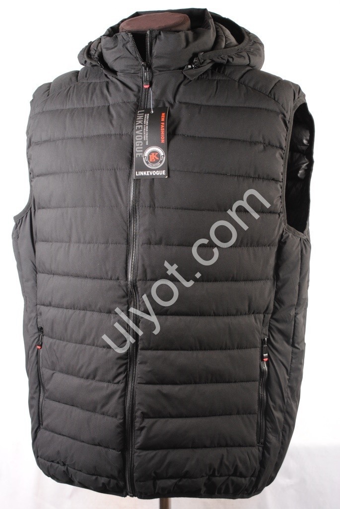 ЖИЛЕТКА LINKEVOGUE (56-64) ЧЕРНЫЙ E07