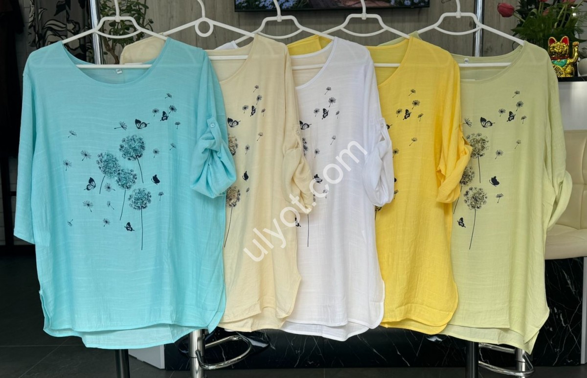 Фото 2 ФУТБОЛКА JJF (XL-4XL) Жовтий 386