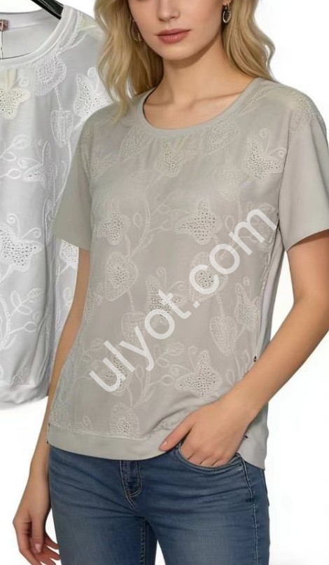 ФУТБОЛКА (3XL-6XL) ГОЛУБОЙ 8835