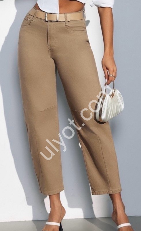 ДЖИНСЫ M.SARA (XS-XL) БЕЖ 1698-59