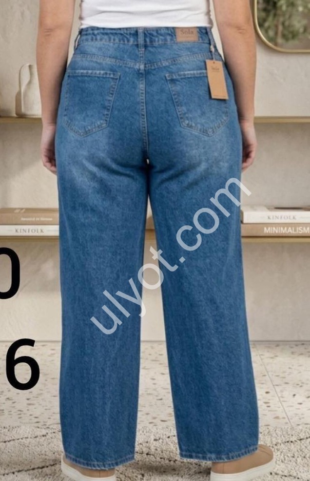 ДЖИНСЫ SASHA (30-36) Т.СИНИЙ 1840