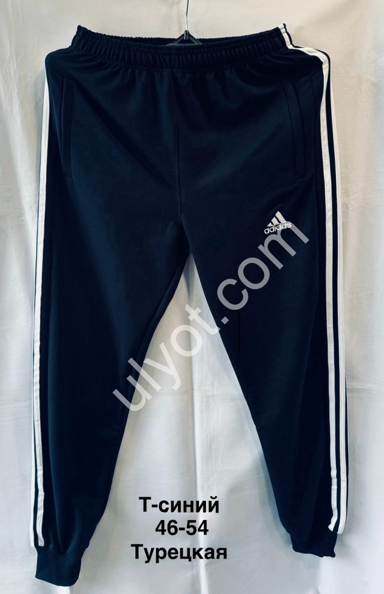 СПОРТ.ШТАНЫ A01 (46-54) МАНЖЕТ ЧЕРНЫЙ 