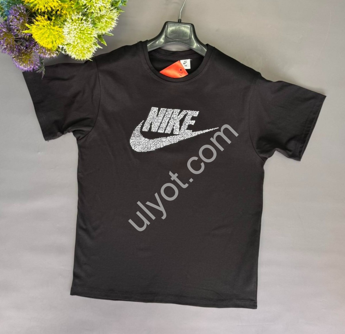 ФУТБОЛКА N02 (S-2XL) ЧОРНИЙ+БІЛИЙ