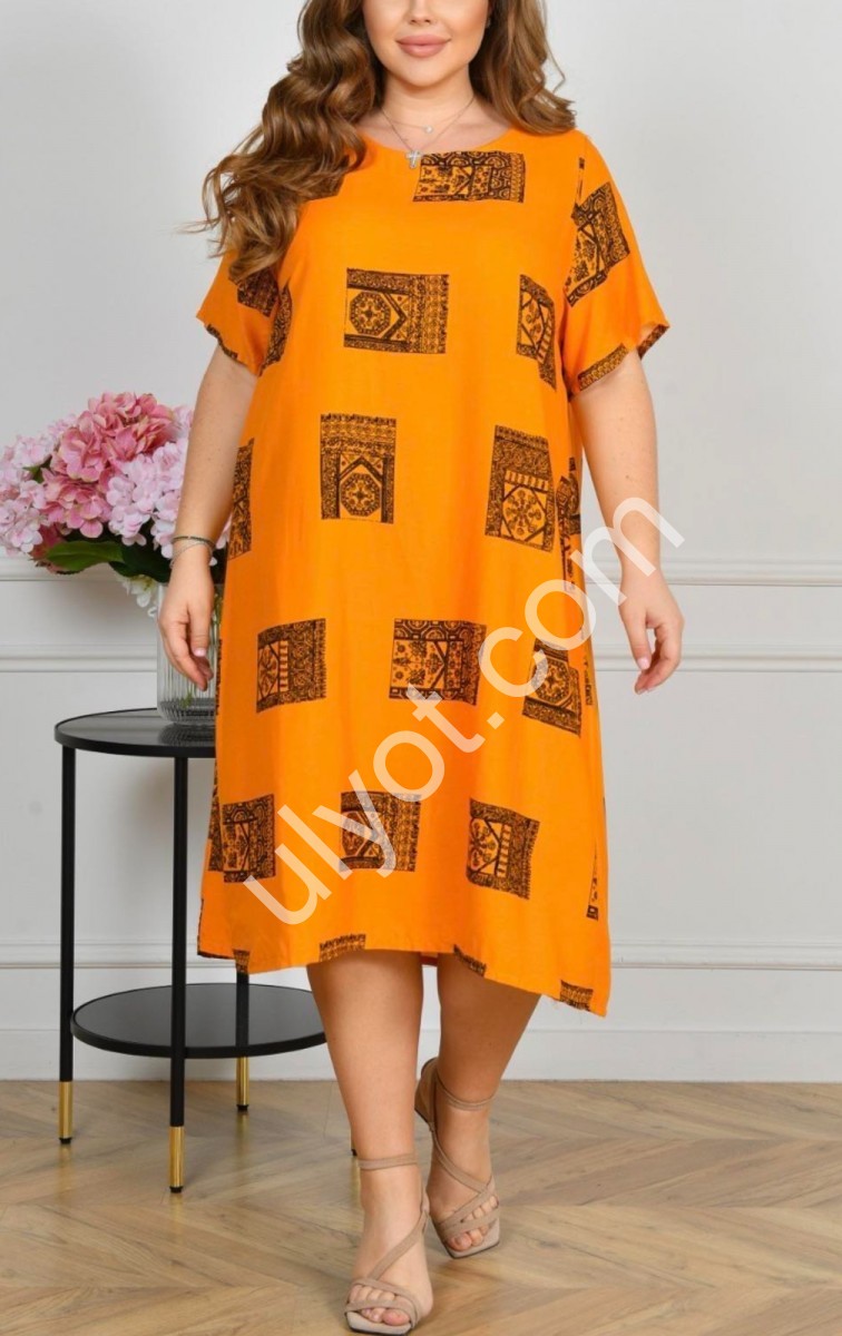 ПЛАТЬЕ (ONE SIZE 60-64) МИКС 083