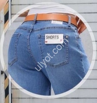 ШОРТЫ  M.SARA (30-38) СИНИЙ 955-4B