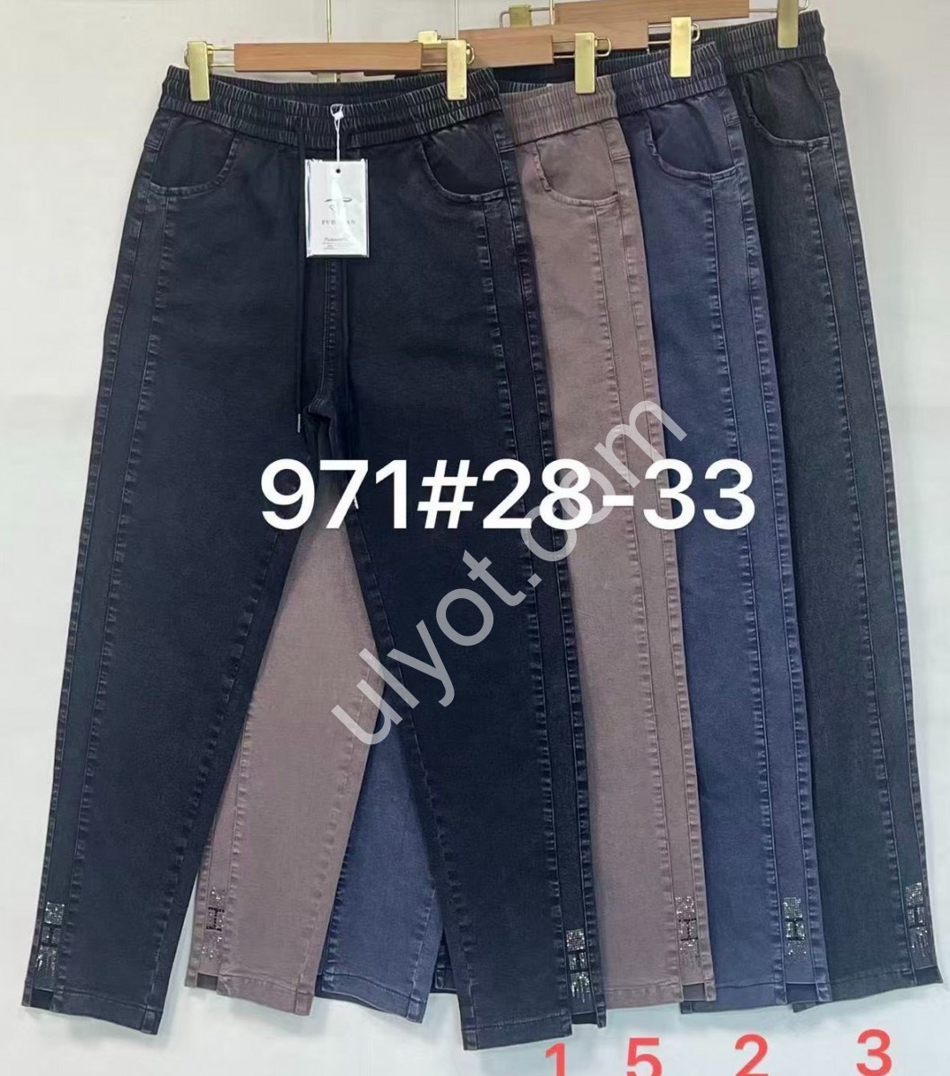 БРЮКИ (28-33) ГРАФИТ 971-3